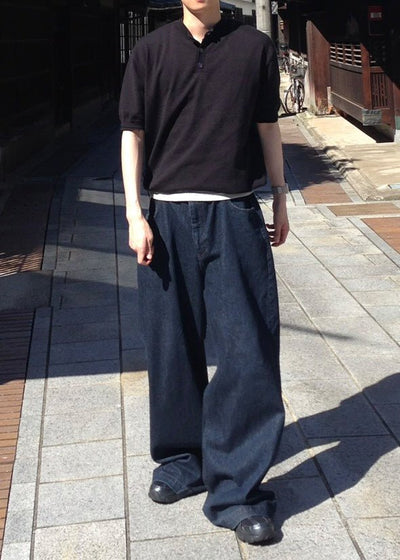 ヘンリーネックニットT NS - 003 - 韓国メンズファッション通販 - ORUN - 