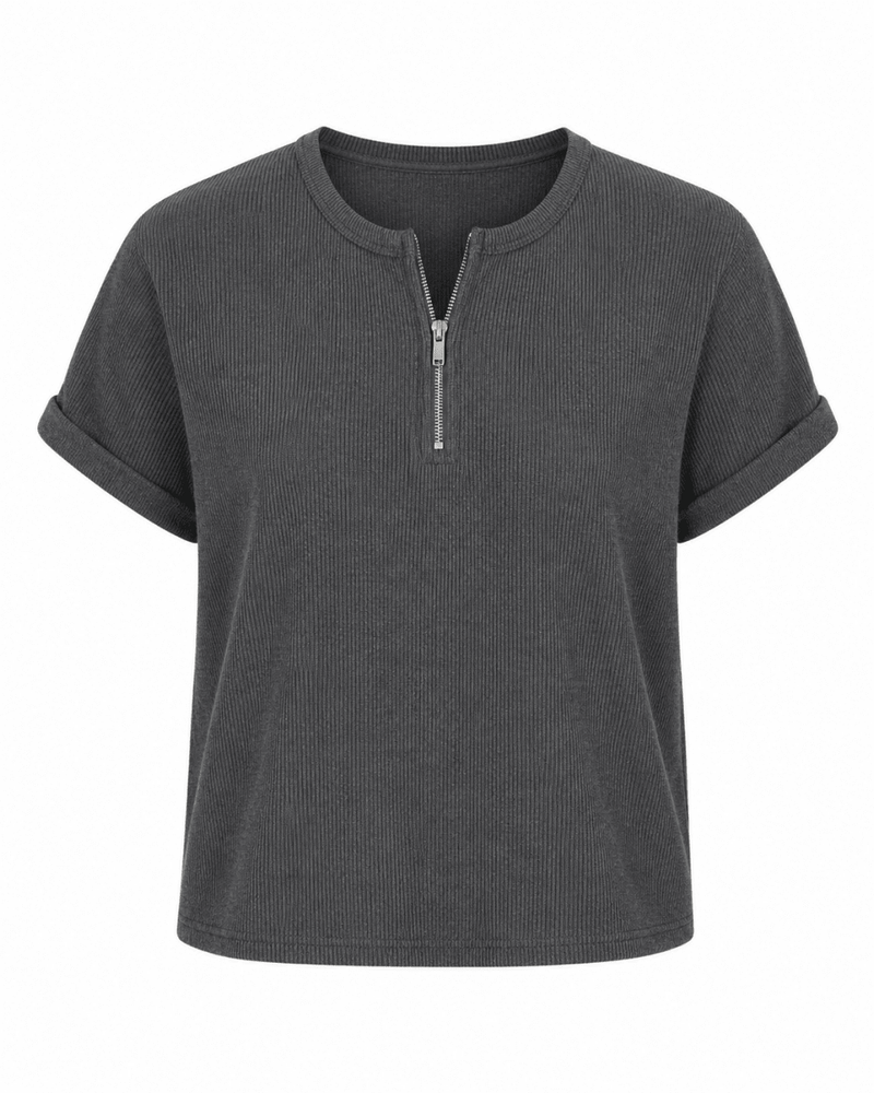 GUCCI ヘンリーネック半袖ニット ジップヘンリーネック 半袖ニットTシャツ OR5317 – 韓国メンズ