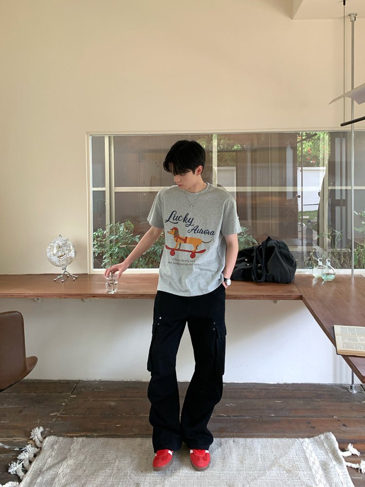 ラウンドネックTシャツ メンズ 半袖｜Round Neck TEE OR4376 - 韓国メンズファッション通販 - ORUN - 