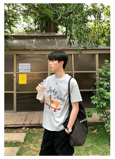 ラウンドネックTシャツ メンズ 半袖｜Round Neck TEE OR4376 - 韓国メンズファッション通販 - ORUN - 
