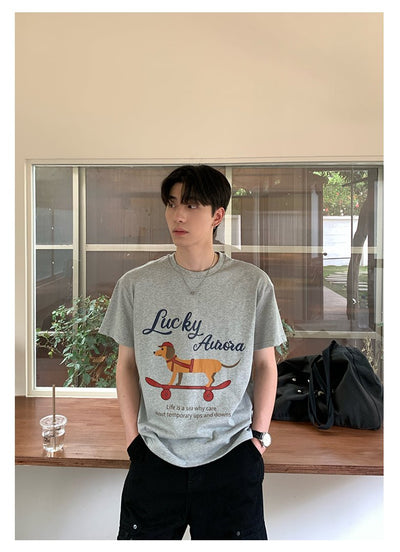 ラウンドネックTシャツ メンズ 半袖｜Round Neck TEE OR4376 - 韓国メンズファッション通販 - ORUN - 