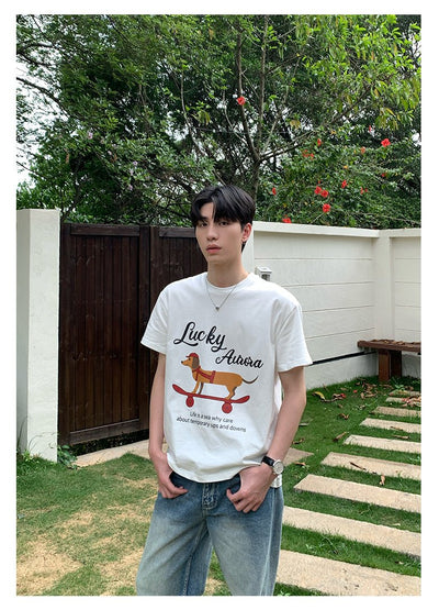 ラウンドネックTシャツ メンズ 半袖｜Round Neck TEE OR4376 - 韓国メンズファッション通販 - ORUN - 
