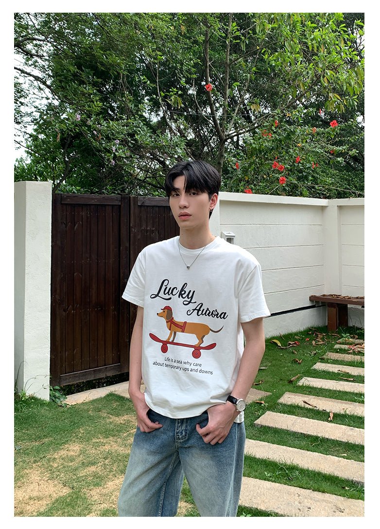 ラウンドネックTシャツ メンズ 半袖｜Round Neck TEE OR4376 - 韓国メンズファッション通販 - ORUN - 