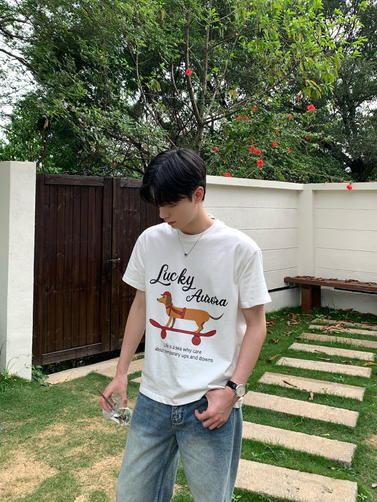 ラウンドネックTシャツ メンズ 半袖｜Round Neck TEE OR4376 - 韓国メンズファッション通販 - ORUN - 