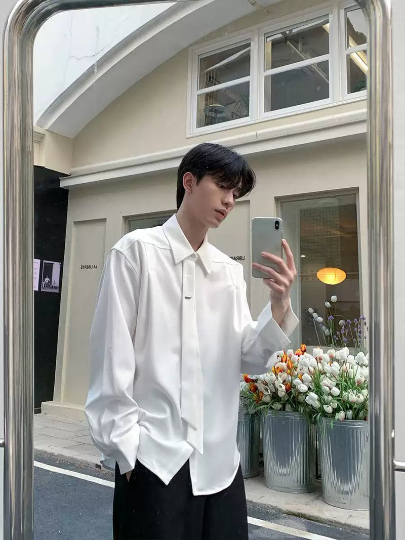 Tie long sleeve shirt OR4190 - ORUN