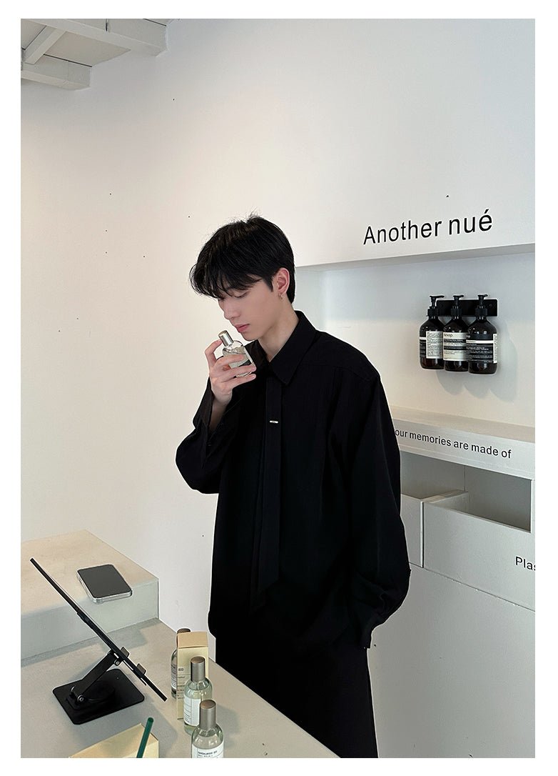 Tie long sleeve shirt OR4190 - ORUN