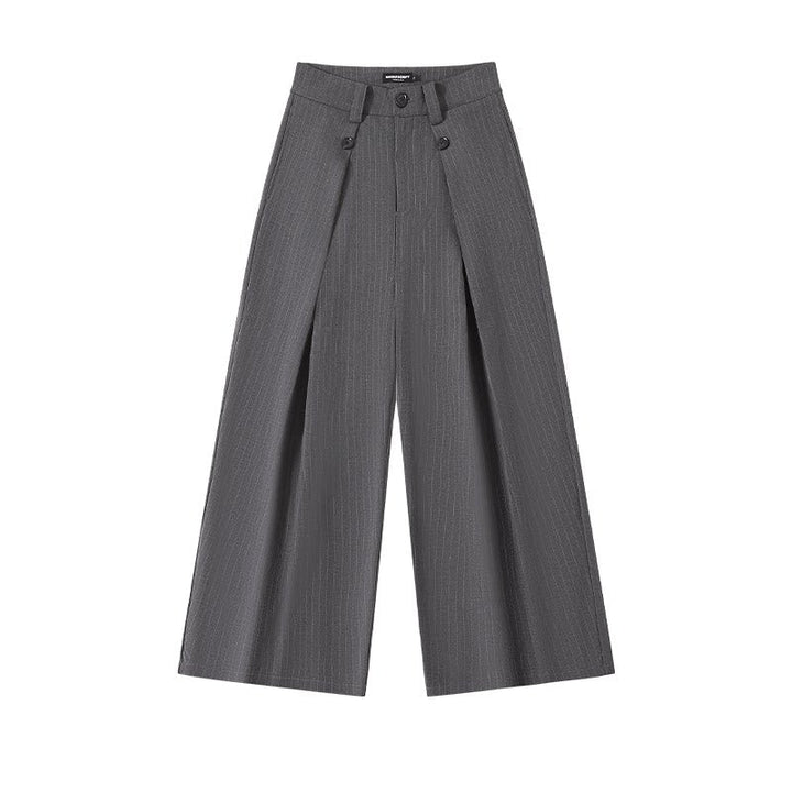 ピンストライプ Aライン ワイドスラックス N6625 – 韓国メンズ