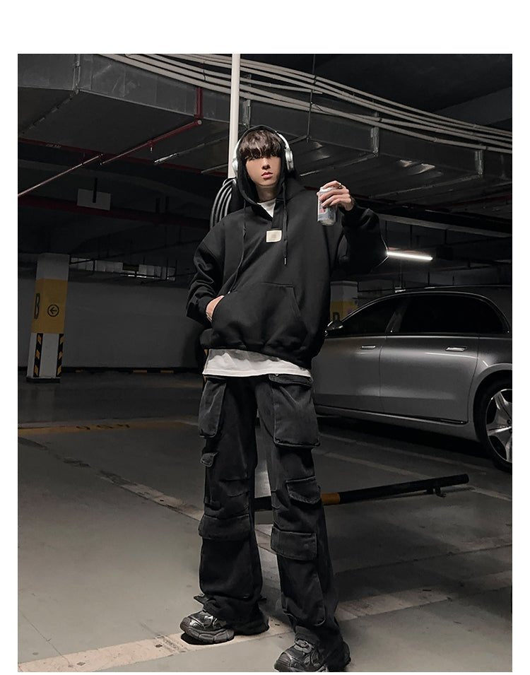 V neck hoodie OR3866 - ORUN