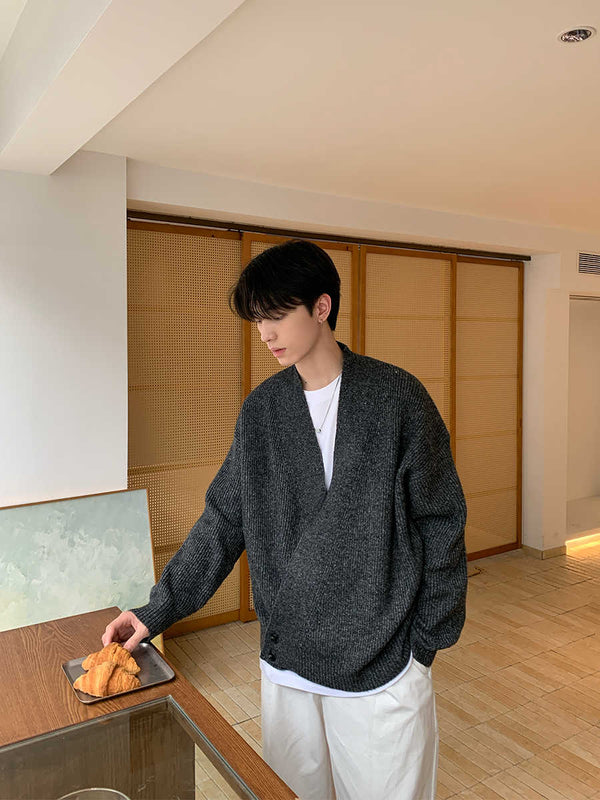 V-neck knit sweater OR3648