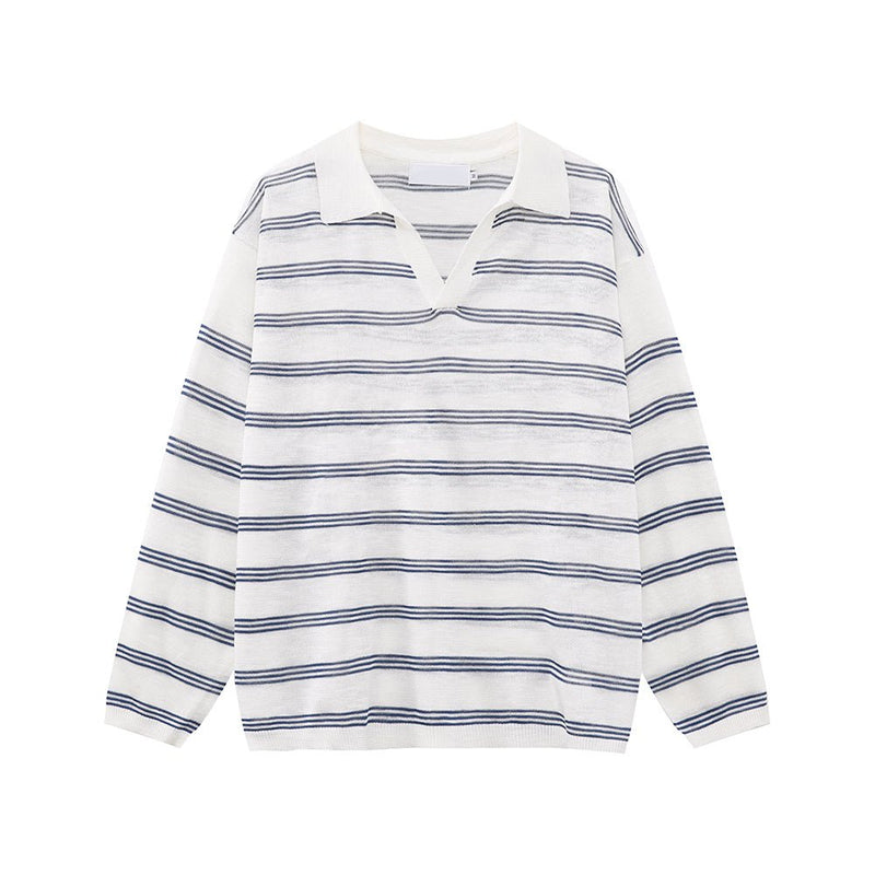 V - neck thin sweater OR4306 - ORUN