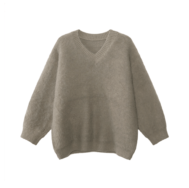 モヘアタッチVネックウールニット　OR4768 - 韓国メンズファッション通販 - ORUN - 