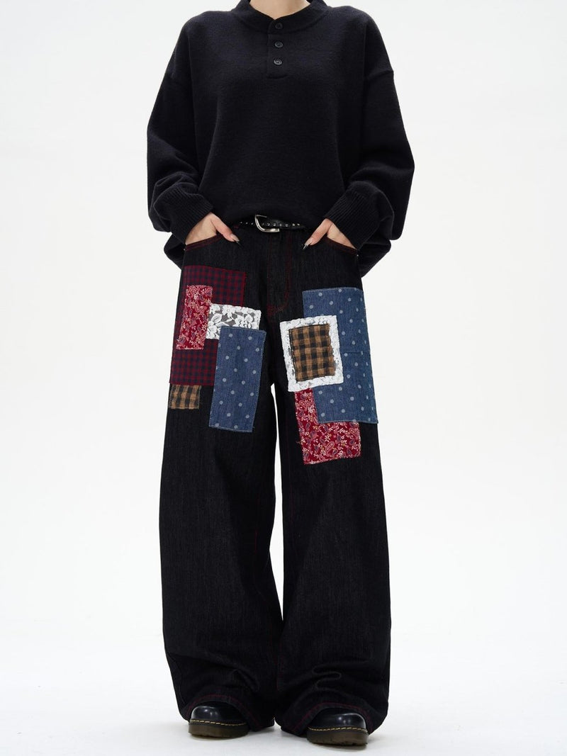 ヴィンテージダメージワイドジーンズ メンズ｜Vintage Wide JEANS OR4431 - 韓国メンズファッション通販 - ORUN - 