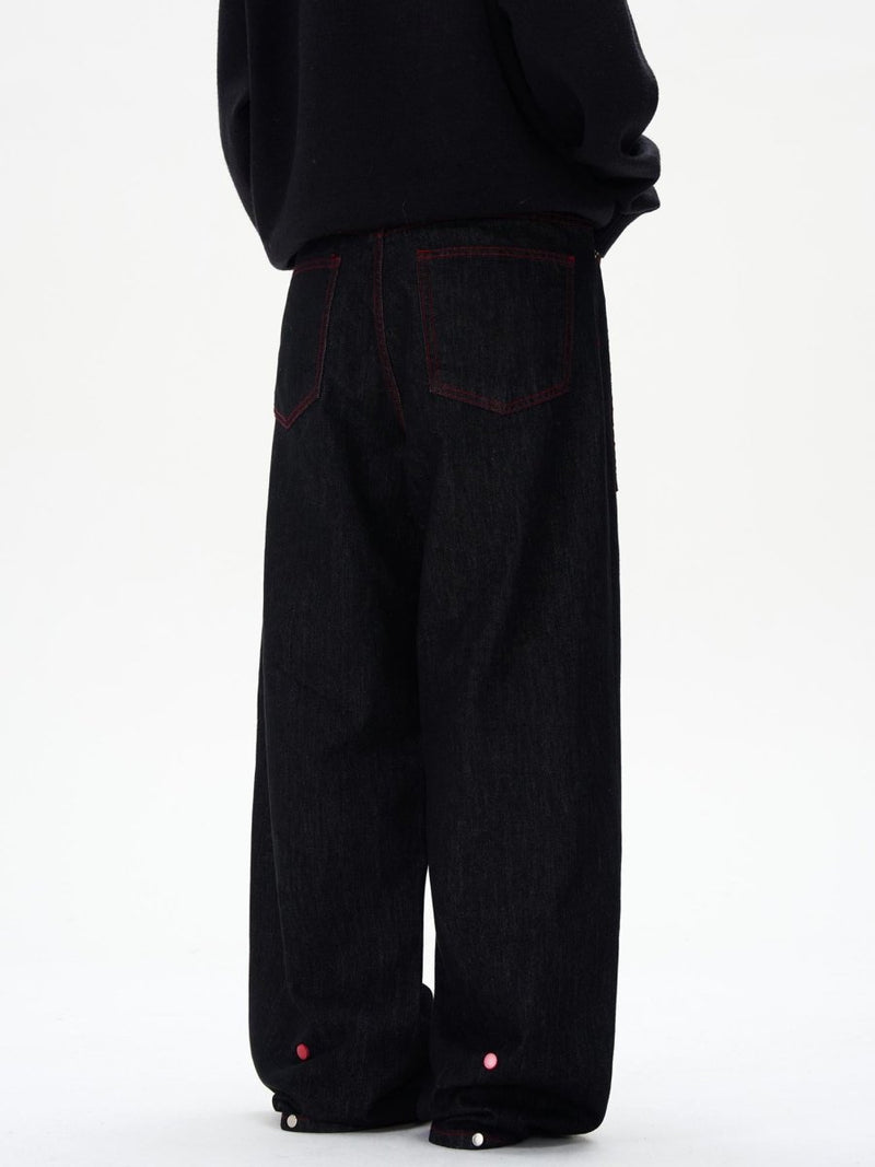 ヴィンテージダメージワイドジーンズ メンズ｜Vintage Wide JEANS OR4431 - 韓国メンズファッション通販 - ORUN - 