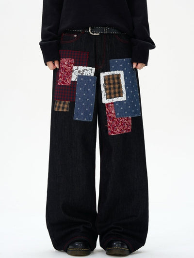 ヴィンテージダメージワイドジーンズ メンズ｜Vintage Wide JEANS OR4431 - 韓国メンズファッション通販 - ORUN - 