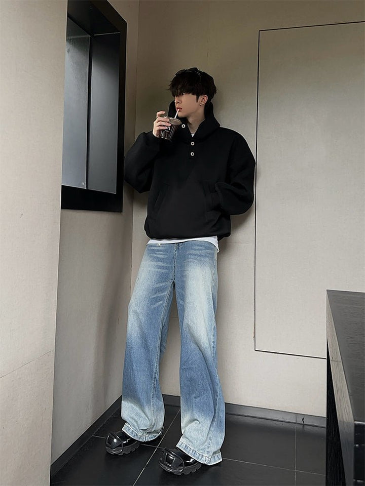 Wash gradation denim pants OR3331 – 韓国メンズファッション