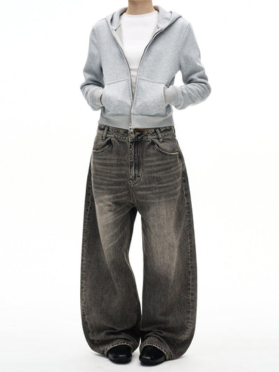 Washed Old Scimitar Jeans OR4667 - 韓国メンズファッション通販 - ORUN - 