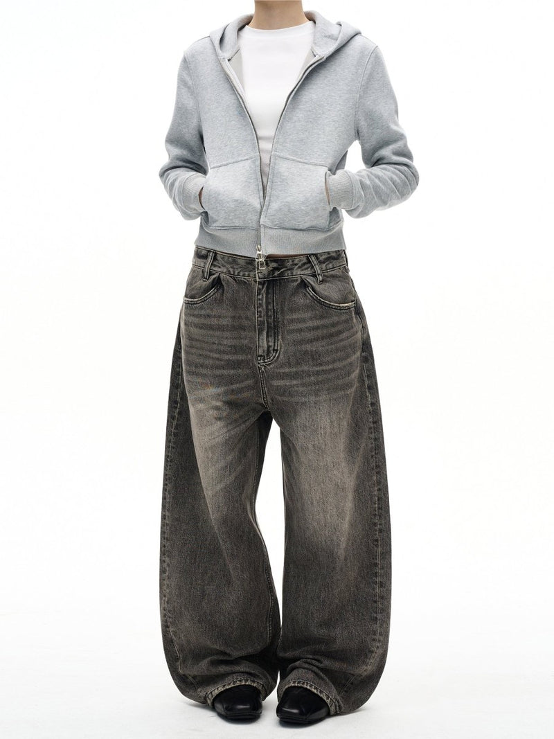 Washed Old Scimitar Jeans OR4667 - 韓国メンズファッション通販 - ORUN - 