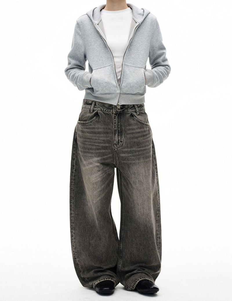 Washed Old Scimitar Jeans OR4667 - 韓国メンズファッション通販 - ORUN - 