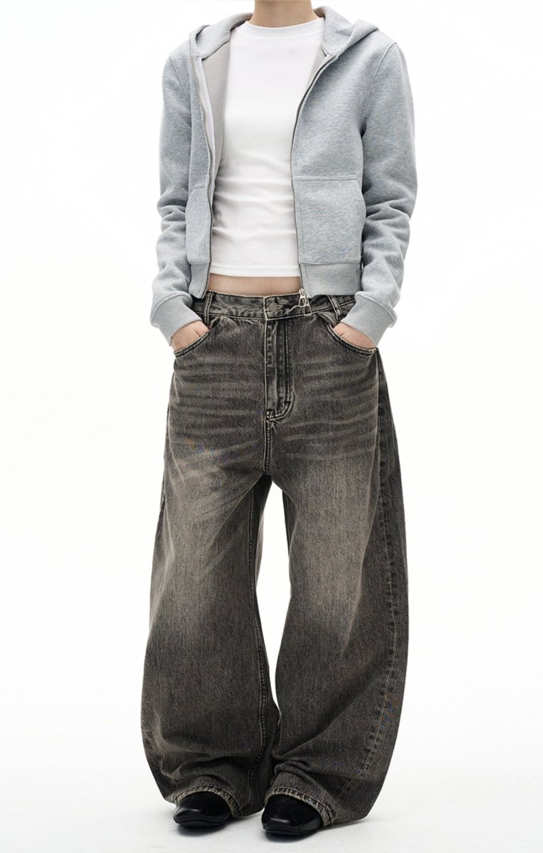 Washed Old Scimitar Jeans OR4667 - 韓国メンズファッション通販 - ORUN - 