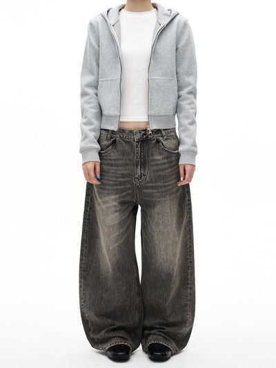 Washed Old Scimitar Jeans OR4667 - 韓国メンズファッション通販 - ORUN - 