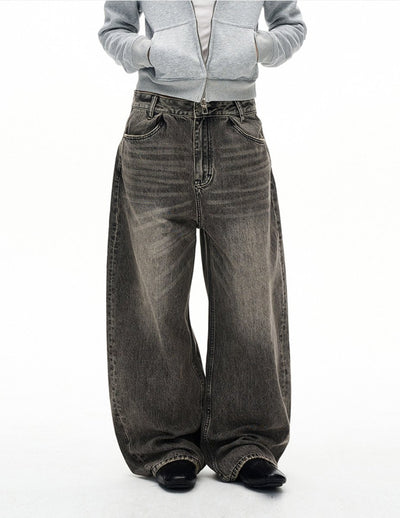 Washed Old Scimitar Jeans OR4667 - 韓国メンズファッション通販 - ORUN - 