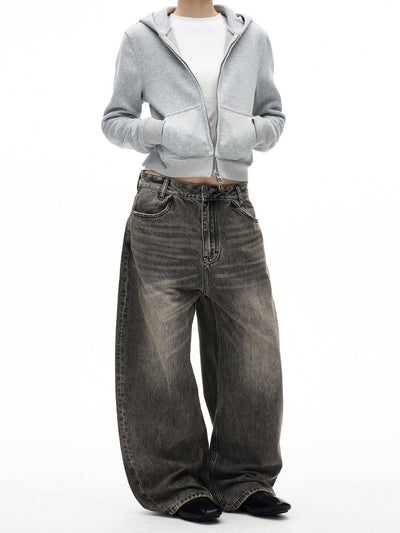 Washed Old Scimitar Jeans OR4667 - 韓国メンズファッション通販 - ORUN - 
