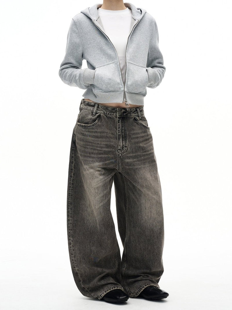 Washed Old Scimitar Jeans OR4667 - 韓国メンズファッション通販 - ORUN - 