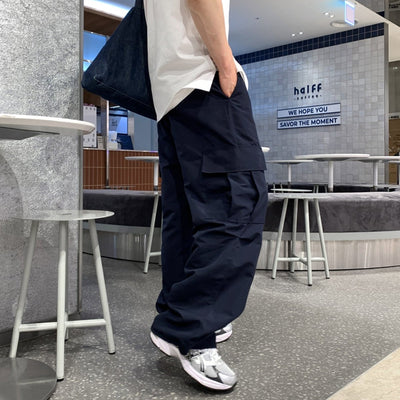 通気性ワイドカーゴパンツ メンズ リラックス / Wide Cargo PANTS OR4387 - 韓国メンズファッション通販 - ORUN - 
