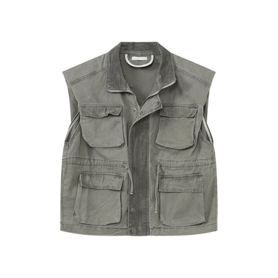 Wide shoulder vest loose machete pants OR4304 - ORUN
