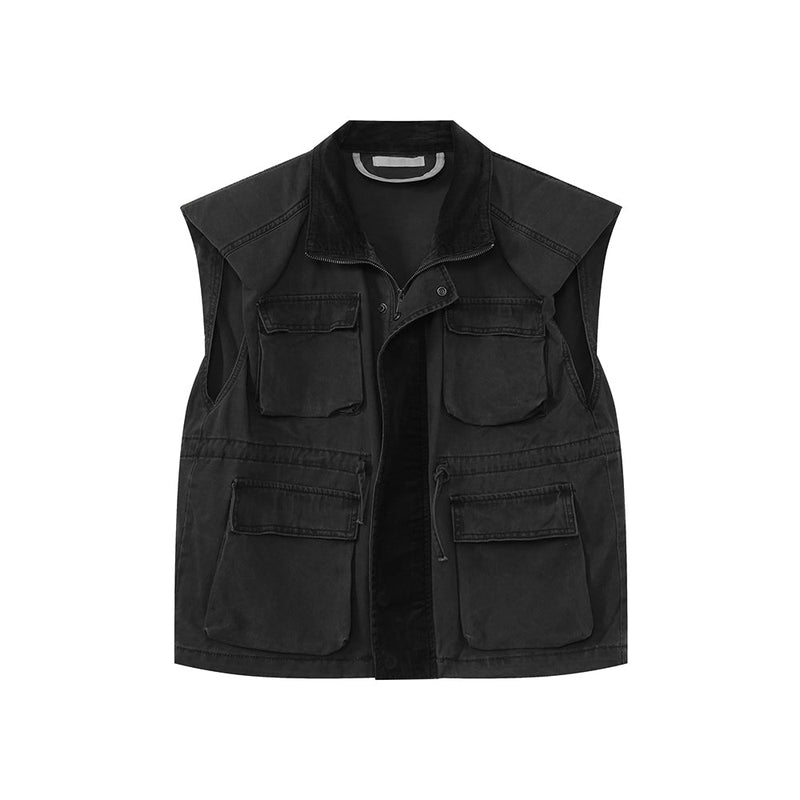 Wide shoulder vest loose machete pants OR4304 - ORUN
