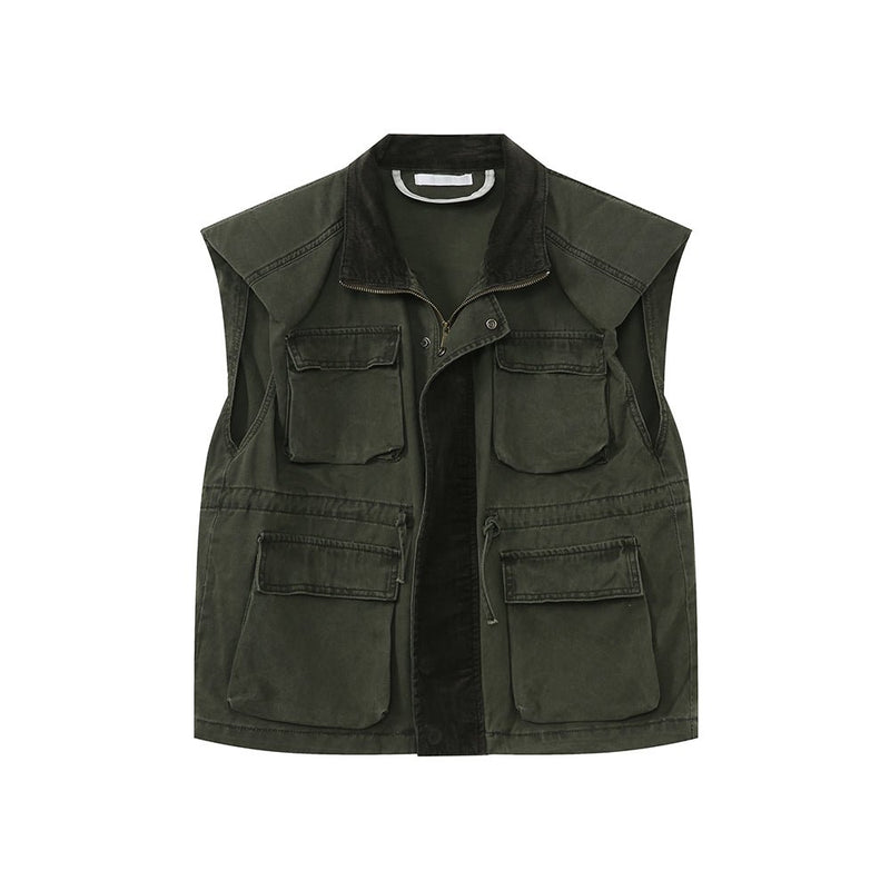 Wide shoulder vest loose machete pants OR4304 - ORUN