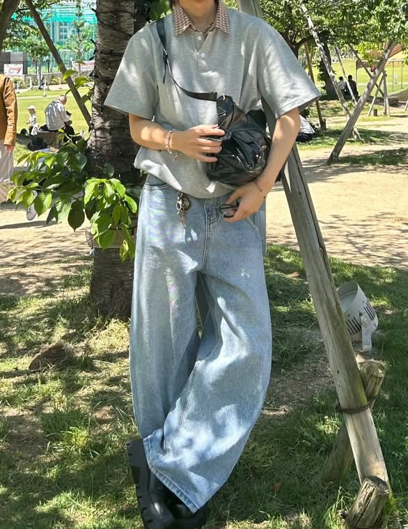 スーパーワイドデニムパンツ w.leggy_ - 韓国メンズファッション通販 - ORUN - 