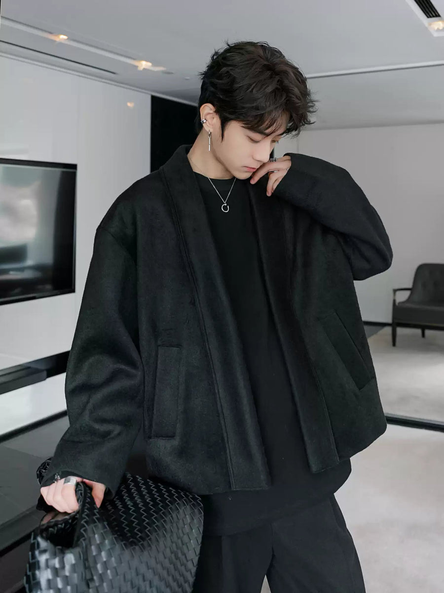 Wool cardigan jacket OR3828 – 韓国メンズファッション通販 - ORUN -