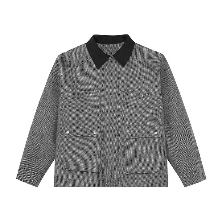 Wool lapel jacket OR3817 – 韓国メンズファッション通販 - ORUN -