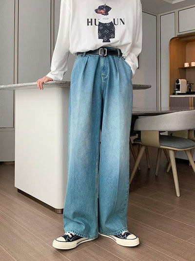 Straight denim pants or1181