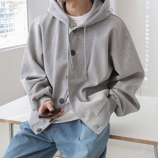 hooded cardigan jacket    OR147