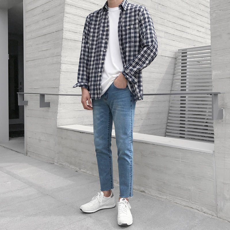 Strait Denim Pants or925