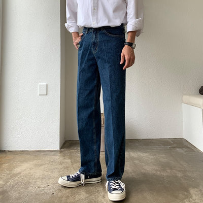 Straight denim pants or748