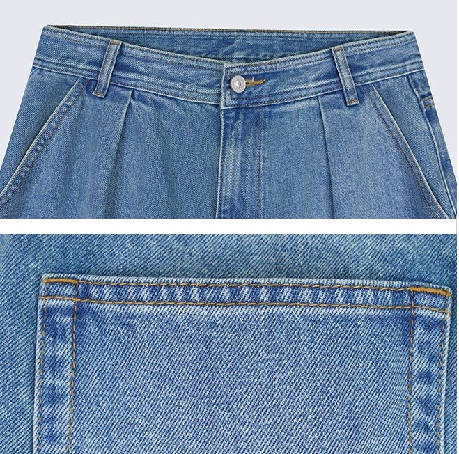 Straight denim pants or1181