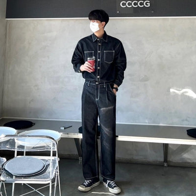 Denim shirt set up or1150