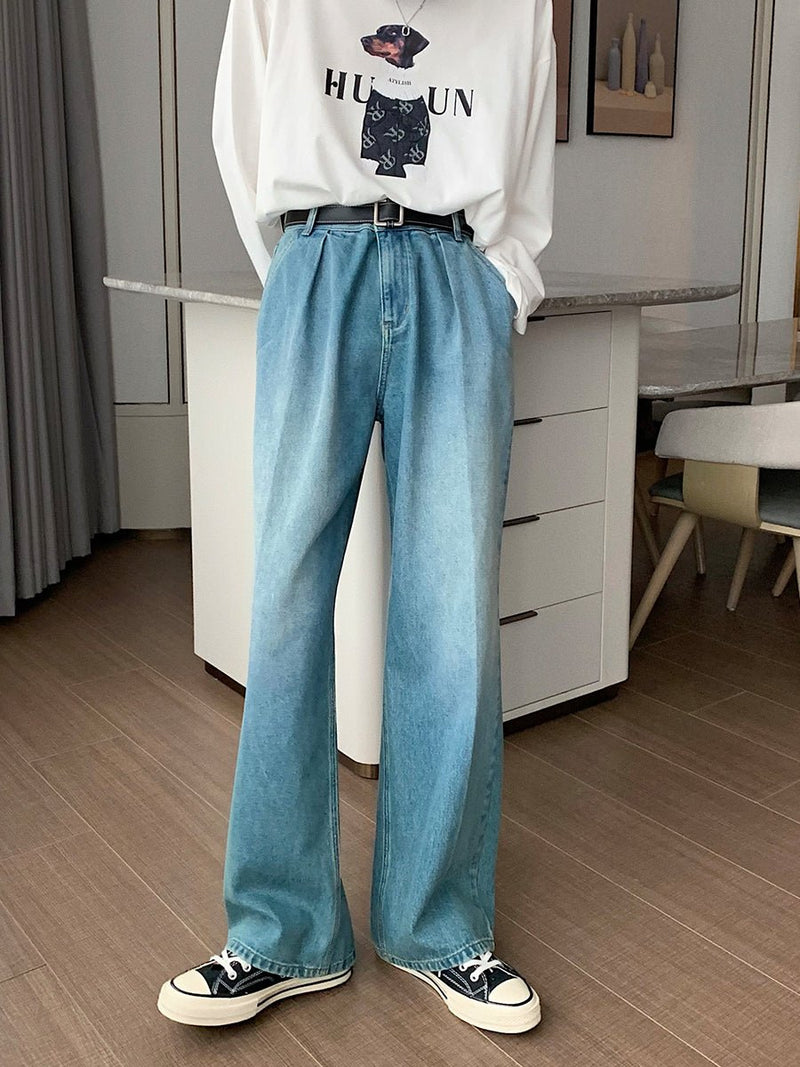 Straight denim pants or1181