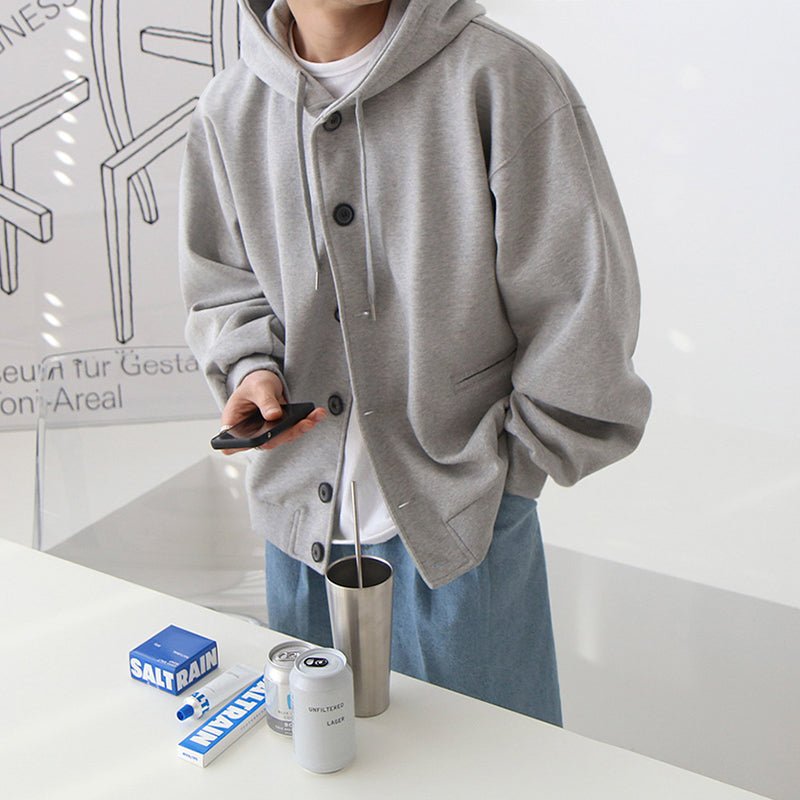 hooded cardigan jacket    OR147