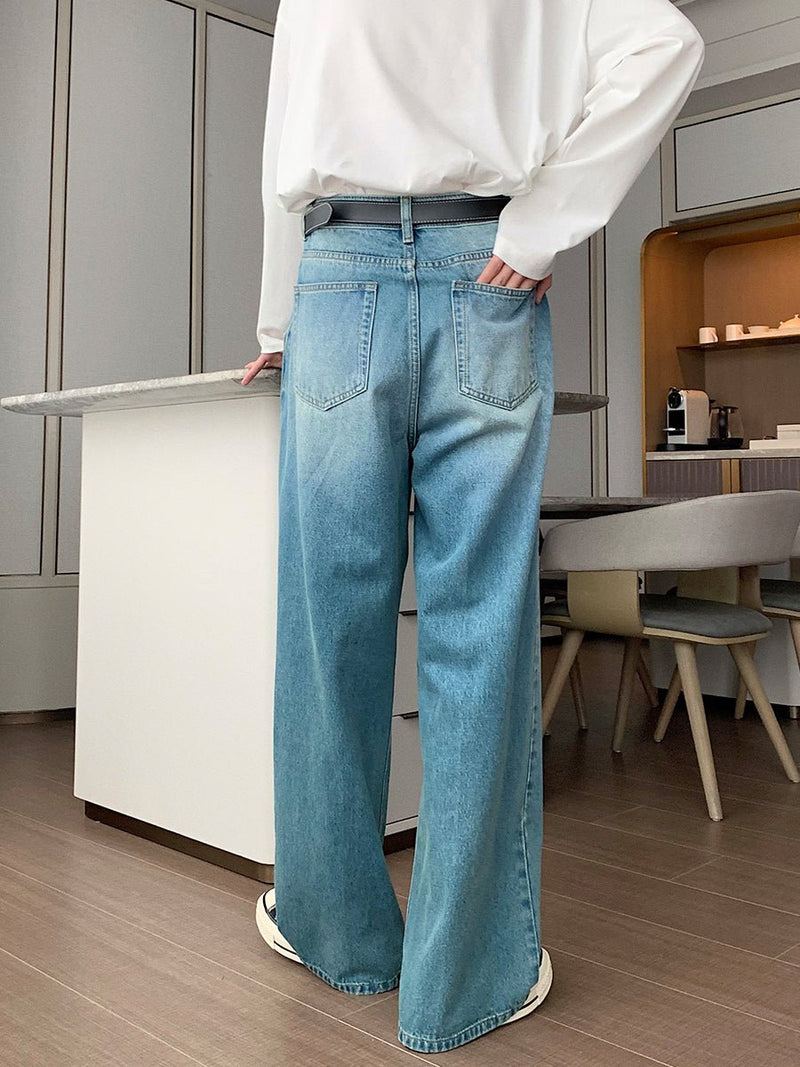 Straight denim pants or1181