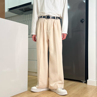 Straight wide pants or493