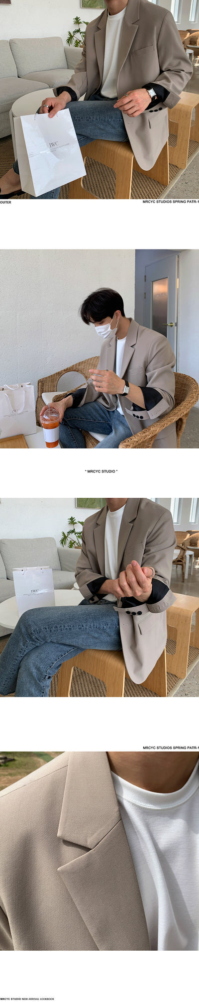 Basic casual jacket or1193