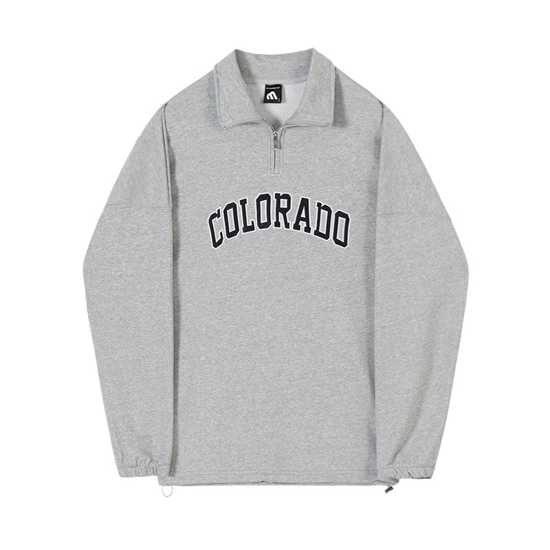 half zip sweater shirt    OR148