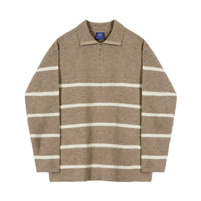 Half zip knit sweater or989