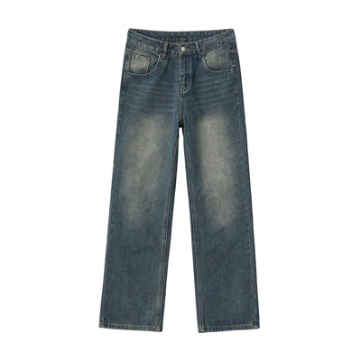 Loose wide denim pants or979