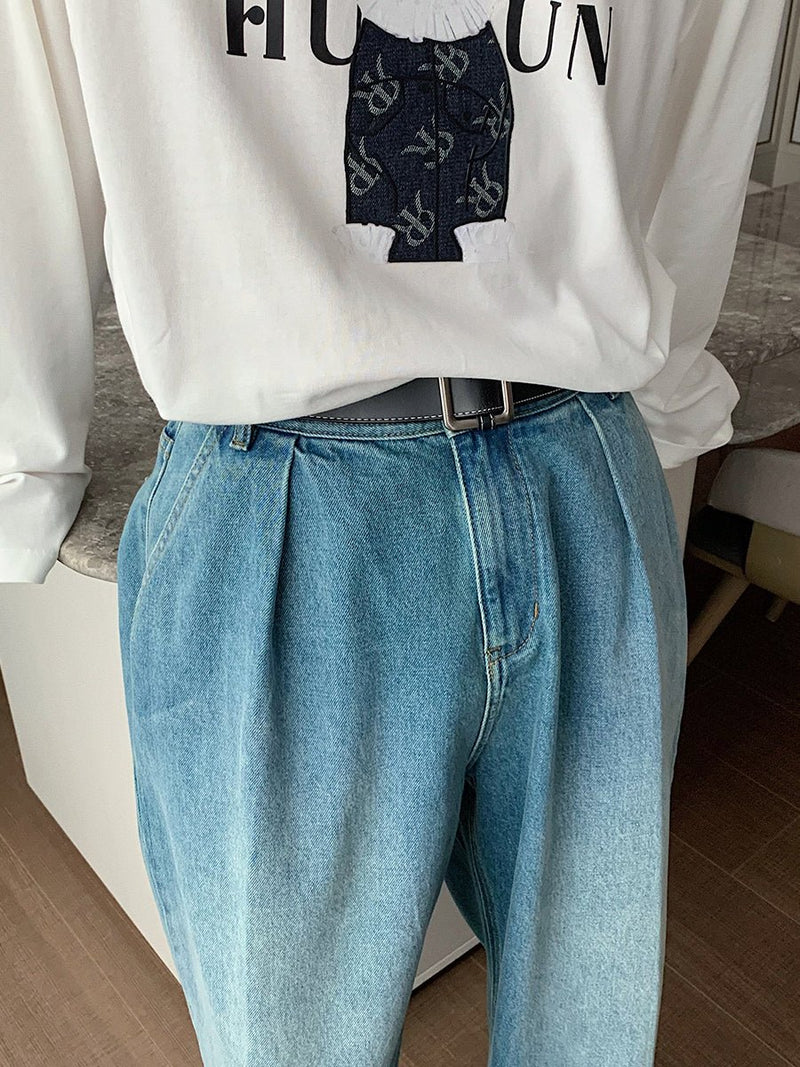 Straight denim pants or1181