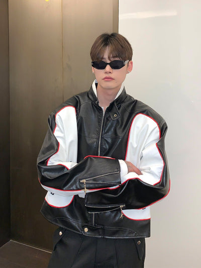 Flight leather jacket or1125